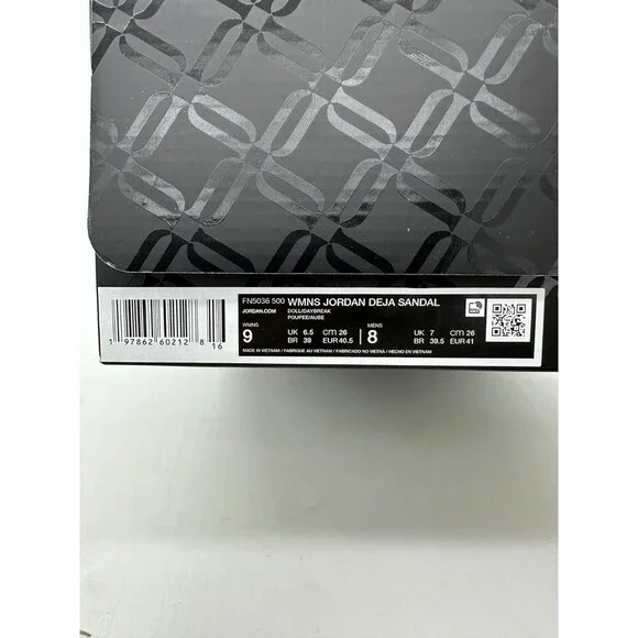 Jordan Deja Sandal Women's Size 9 Purple Strap Sandal FN5036 500 - Picture 6 of 6